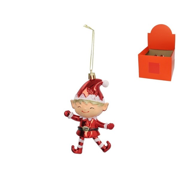 ADORNO NAVIDAD ELFO 7.8X4.4X11.8CM