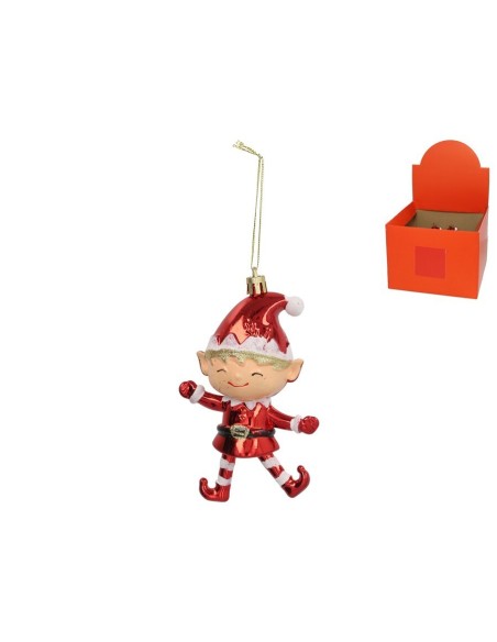 ADORNO NAVIDAD ELFO 7.8X4.4X11.8CM