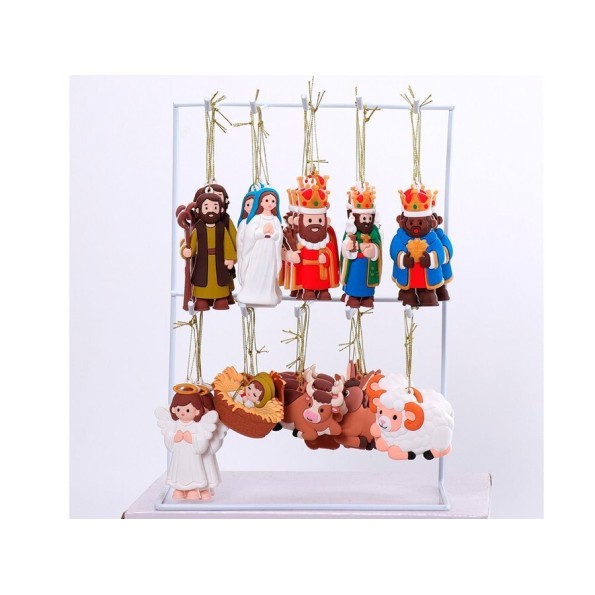 FIGURAS NACIMIENTO COLGANTE 10STD 9CM AURIX I