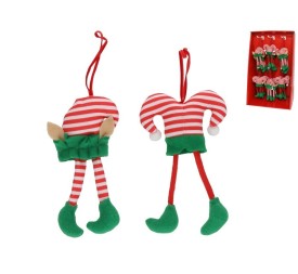 ADORNO NAVIDAD PIERNAS ELFO 2 STD. 10X16CM 5X15CM NALVI