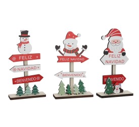 CARTEL MADERA NOEL/MU?CO NIEVE 3STD 10,8X4X19,5CM