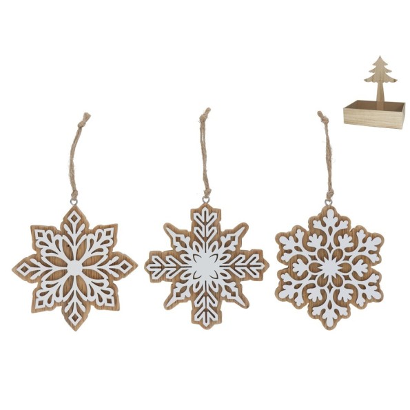 COPITO NIEVE 3 STD 10.5X1.2X10.5CM NATURELS
