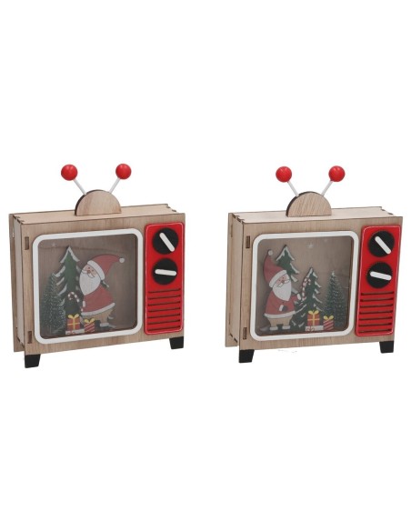 FIG. MADERA TV 6 LED 14,5X4,8X17CM 2STD