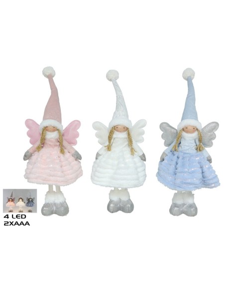 ANGEL TELA DE PIE 4 LED 22X16X50CM GLIMMA