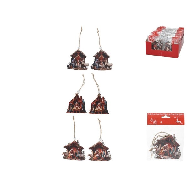 COLGANTE NATIVIDAD X2 3 STD. 8-9CM MOEN