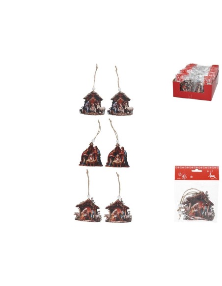 COLGANTE NATIVIDAD X2 3 STD. 8-9CM MOEN