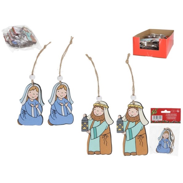 FIGURAS XMAS X2 2STD. 7,5CM ORIENTE