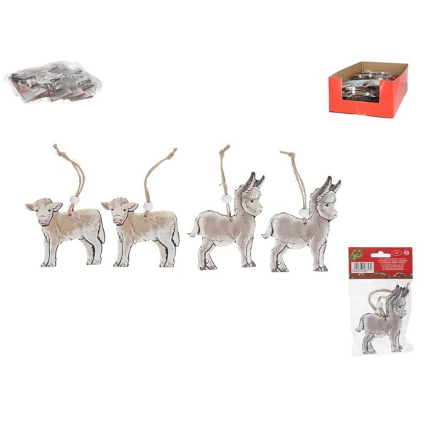 FIGURAS ANIMALES X2 2STD. 8CM ORIENTE