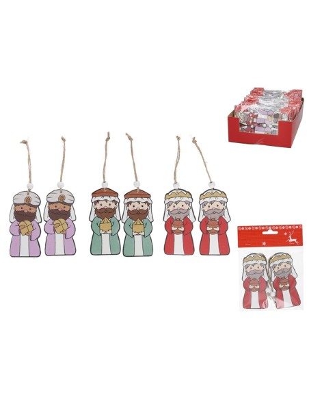 COLGANTE REY MAGO X2 3 STD. 10,5X5X0,5CM SOLI