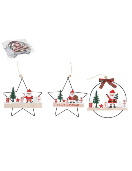 COLGANTE FIGURA PAPA NOEL 3 STD. RUNAH