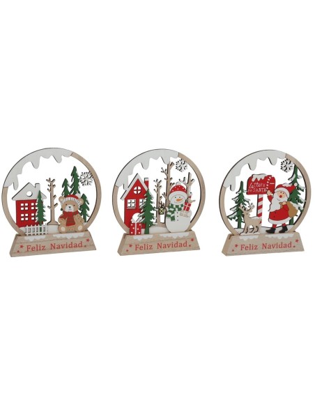 FELIZ NAVIDAD 3 STD. 16,3X2X20CM BERG