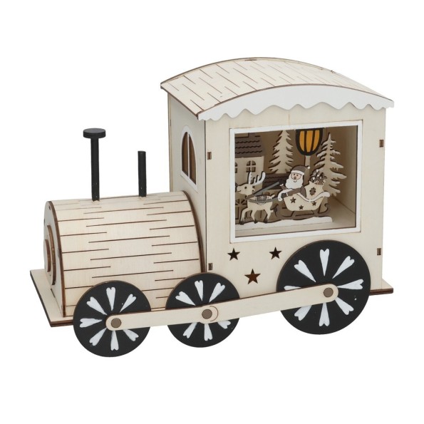 TREN TRINEO NOEL 26X12X19CM PINEZA