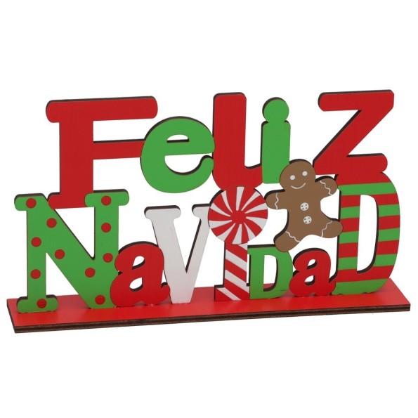 TACO MADERA XMAS 13X4X22,5CM GRUNCH