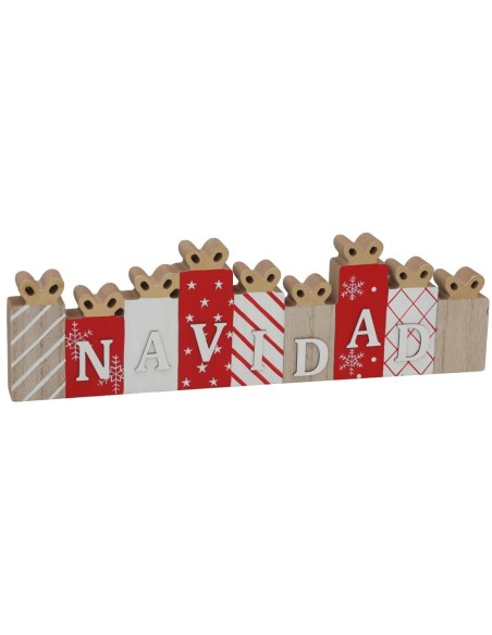 TACO MADERA NAVIDAD 9X30X2CM BERG