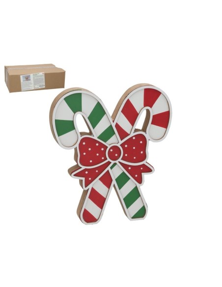 FIGURA BASTON CARAMELO 17X20CM PINEZA
