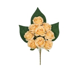 Mayorista Ramo Encarado Conjunto Rosas Satin Marfil Santos | Mundo Flor