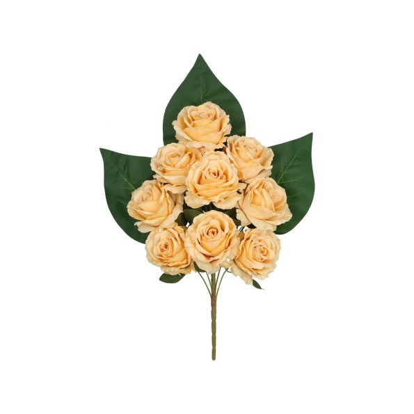Mayorista Ramo Encarado Conjunto Rosas Satin Marfil Santos | Mundo Flor