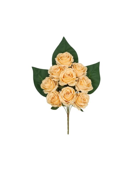 Mayorista Ramo Encarado Conjunto Rosas Satin Marfil Santos | Mundo Flor