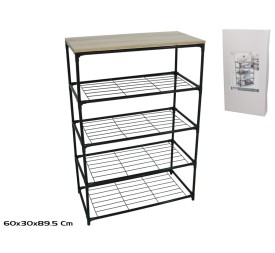 ESTANTERIA MDF/HIERRO 60X30X89.5CM