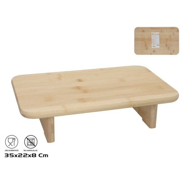 TABLA SERVIR BAMBU 35X22X8CM