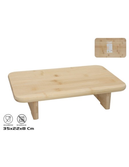 TABLA SERVIR BAMBU 35X22X8CM