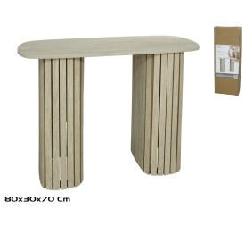 MESA CONSOLA MADERA+MDF 80X30X70CM