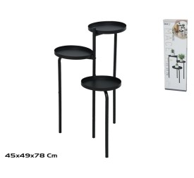 SOPORTE MACETA X3 METAL  45X49X78CM