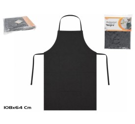 DELANTAL 108X64CM NEGRO