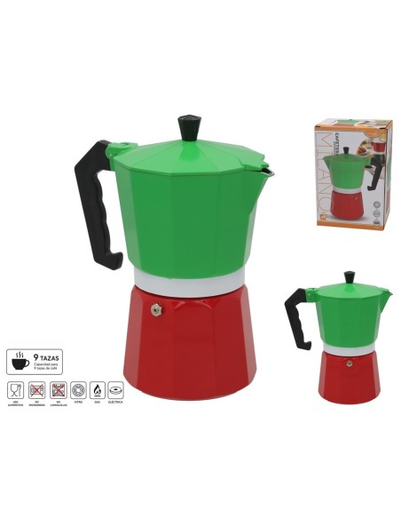 CAFETERA ESPRESSO 9 TAZAS MILANO