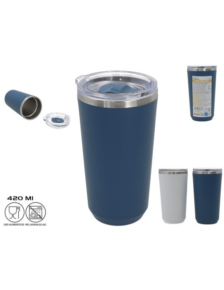 VASO TERMICO 420ML 8X8X16CM