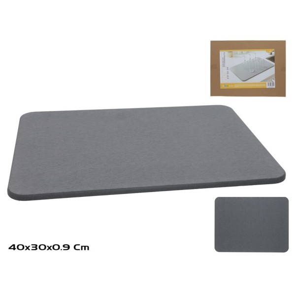 ALFOMBRILLA SECADO DIATOMITA 40X30X0.9CM TURIN