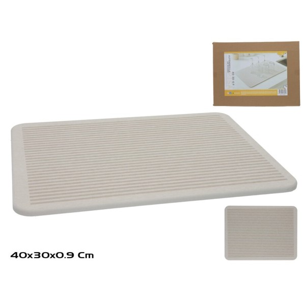 ALFOMBRILLA SECADO DIATOMITA 40X30X0.9CM PISA