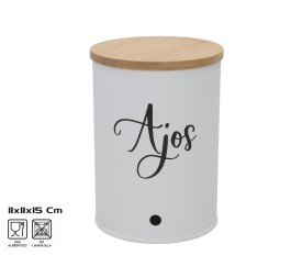 BOTE METAL 11X11X15CM AJOS