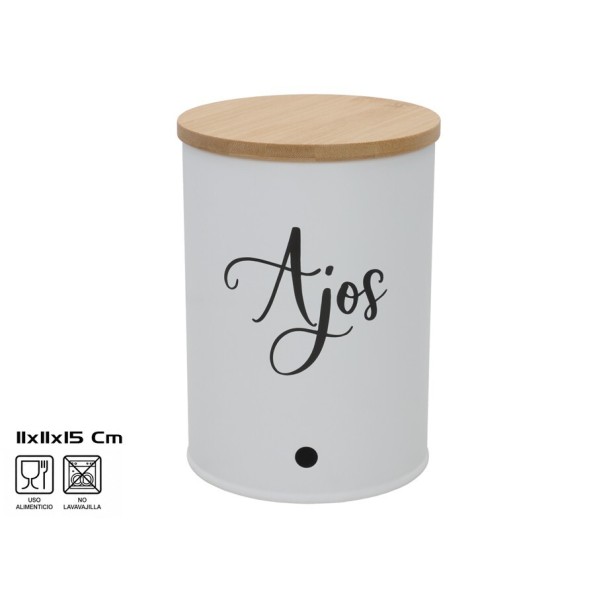 BOTE METAL 11X11X15CM AJOS