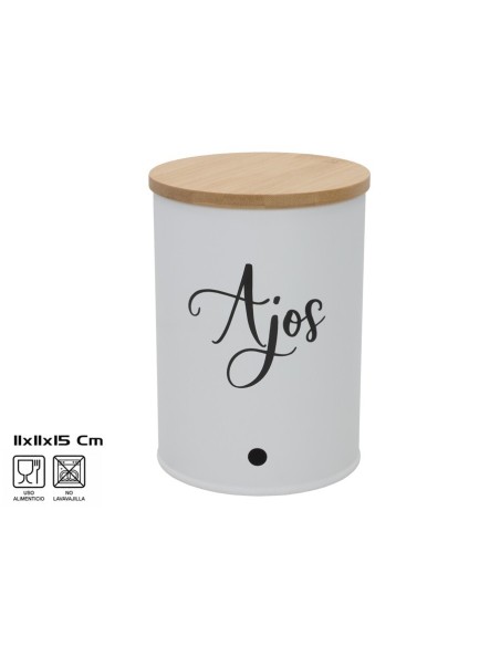 BOTE METAL 11X11X15CM AJOS
