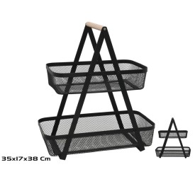 ESTANTE 2 NIVELES 35X17X38CM