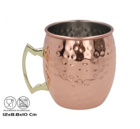 TAZA COCKTAIL MARTILLADO CON ASA
