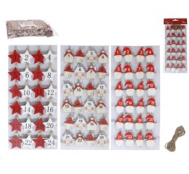 CLIP X 24 XMAS 3 SURTIDOS 4,5X2,8 CM