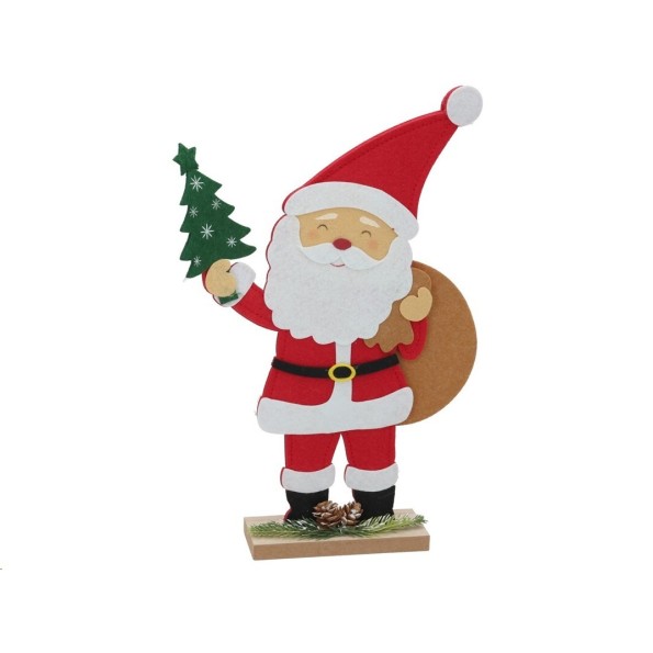 FIGURA SANTA CLAUS 22X33CM NORDIAN