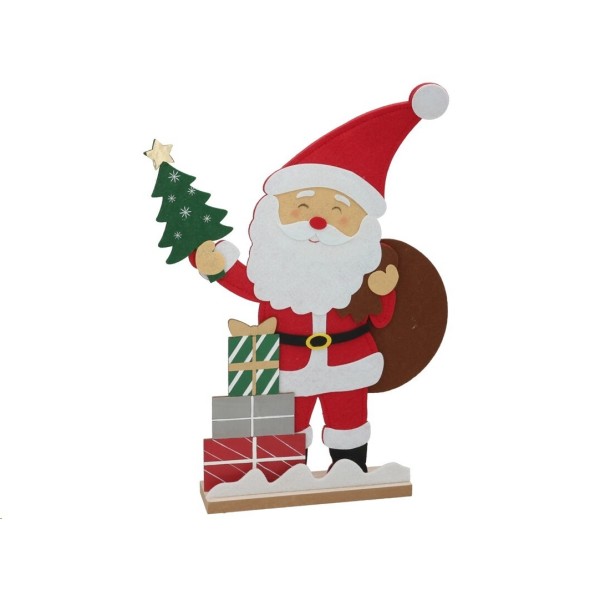 FIGURA SANTA CLAUS 5X29X40CM MULLIA