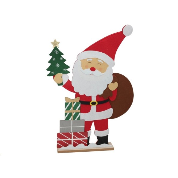 FIGURA SANTA CLAUS 5X47X60CM MULLIA