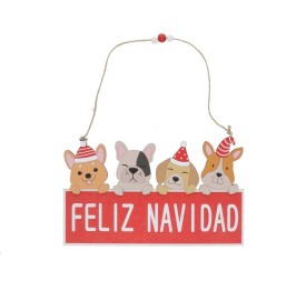 FELIZ NAVIDAD PERRO 25X0.7X15CM REUGN