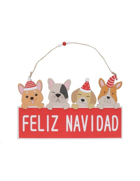 FELIZ NAVIDAD PERRO 32X0.7X19.5CM REUGN