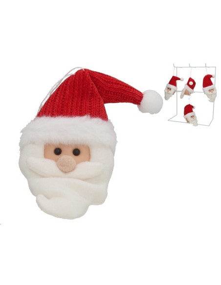 CABEZA COLGANTE ROJA SANTA LED 17 CM