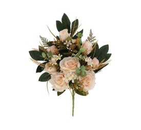 CONJUNTO ROSAS-CAPULLOS (A) X12-54CM(BG)