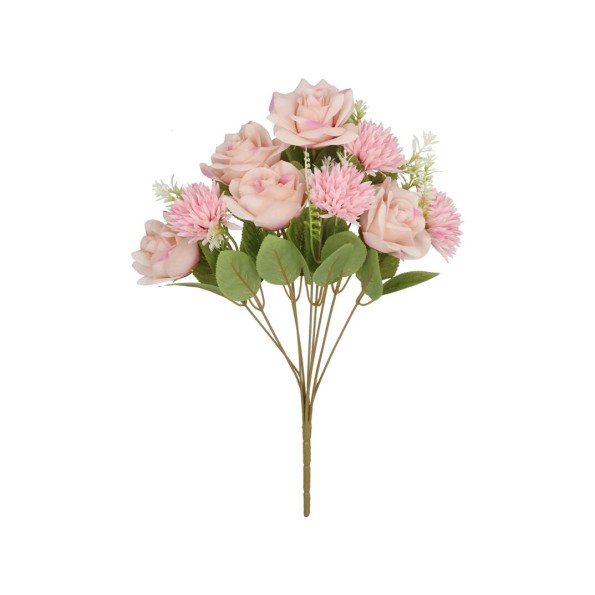 RAMO CRISANTEMO-ROSAS (A) X 9-45 CM (RS)