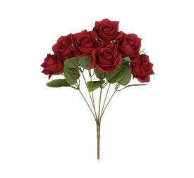 RAMO ROSAS (A) X 7- 43 CM (ROJO)