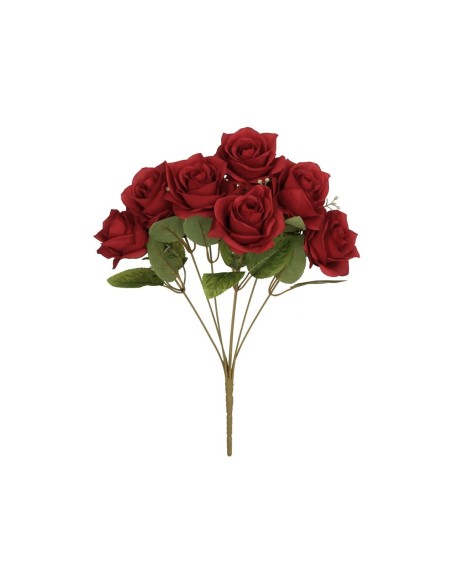 RAMO ROSAS (A) X 7- 43 CM (ROJO)