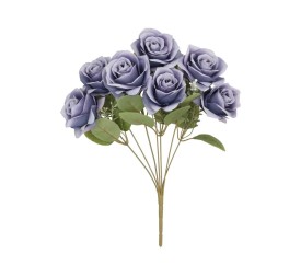 RAMO ROSAS (A) X 7- 43 CM (AZUL)