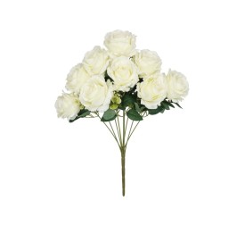RAMO ROSAS GIG X 9 - 56 CM (BLANCO)